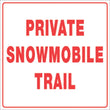 Load image into Gallery viewer, VOSS WHITE PLASTIC REFLECTIVE SIGN 12" PRIVATE TRAIL 491 PST WR