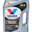 Load image into Gallery viewer, Valvoline 5w30 Motor Oil Restore &amp; Protect 5 Quart Bottle 904566