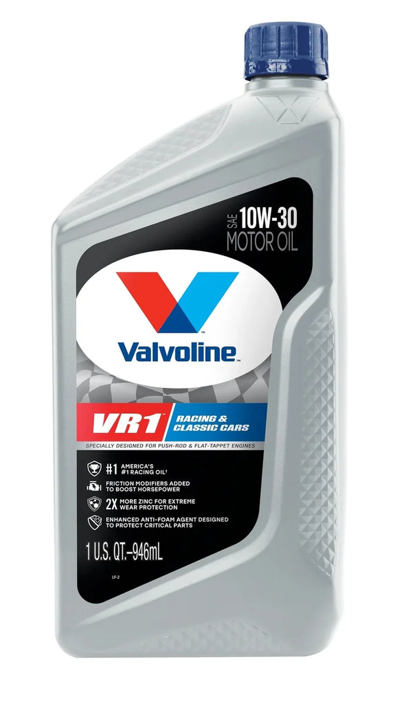 Valvoline HP 10W30 Racing Oil VR1 1 Quart Valvoline 822388-C