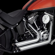 Load image into Gallery viewer, Vance &amp; Hines 12-17 Harley Davidson Softail Shortshots Staggered PCX Full System Exhaust - Side View