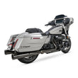 Load image into Gallery viewer, Vance &amp; Hines 17-23 Harley Davidson CVO/Touring Hi-Output Slip on Exhaust - Dark Chrome - Main Product View