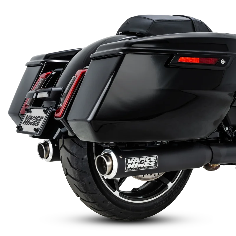 Vance & Hines 17-24 Harley-Davidson Touring Supersport Slip-On - Black - Additional View 5
