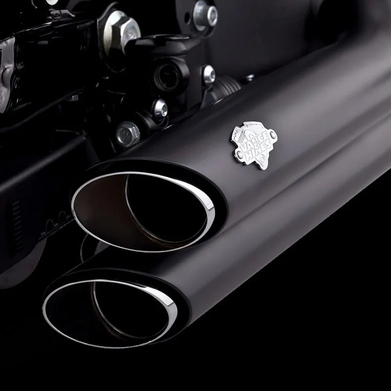 Vance & Hines 18-22 Harley Davidson Softail Shortshots Staggered PCX Full System Exhaust - Black - Main Product View