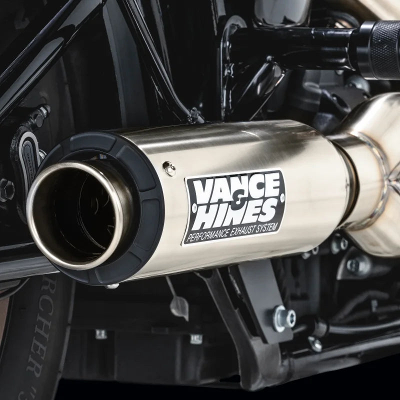 Vance & Hines 18-24 Harley-Davidson Softail Models Supersport 2-1 Performance Exhaust System - Installation View