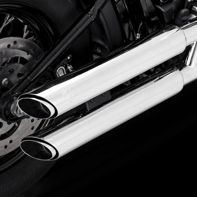 Vance & Hines 2007 Harley Davidson Softail Standard / 07-17 Heritage PCX Slip-On Exhaust - Side View