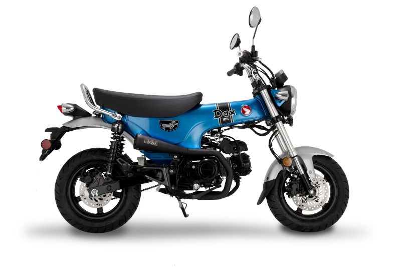 Vance & Hines 2025 Honda Dax Black Upsweep Slip-On - Side View