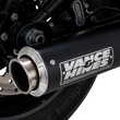 Load image into Gallery viewer, Vance &amp; Hines 2025 Narrow Tire Softail Supersport Slip-On - Black - Side View