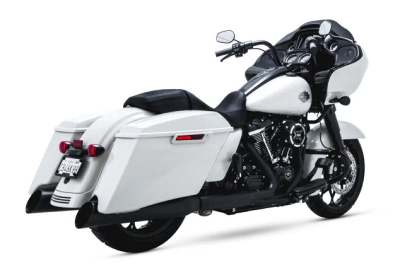 Vance & Hines HD 17-25 Touring Blackslash 450 S/OS Black Slip-On Exhaust - Side View