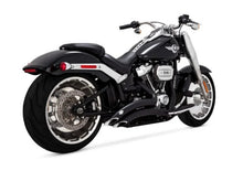 Load image into Gallery viewer, Vance &amp; Hines HD 18-22 Fatboy/Breakout Big Radius 2-2 Black PCX Full System Exhaust