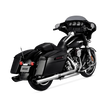 Load image into Gallery viewer, Vance &amp; Hines HD Dresser 17-22 Twin Slash Round Chrome Slip-On Exhaust