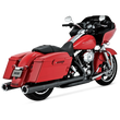 Load image into Gallery viewer, Vance &amp; Hines HD Dresser 95-16 Hi-Output Slipons Black Slip-On Exhaust