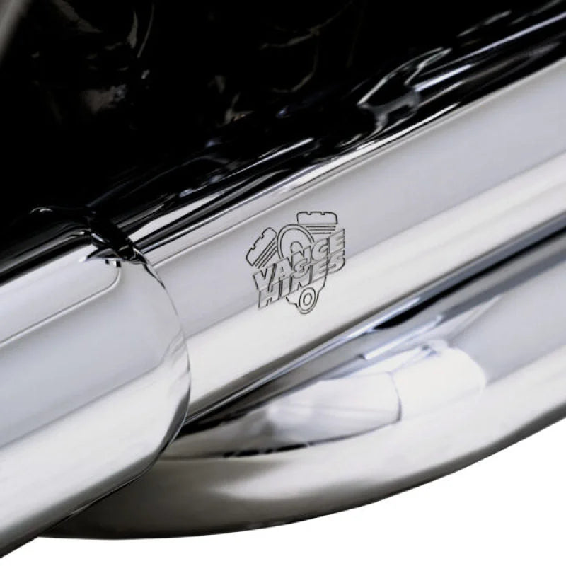 Vance & Hines HD Dresser Duals 17-22 HDr/Heatshield PCX Header Exhaust - Side View