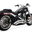 Load image into Gallery viewer, Vance &amp; Hines HD Fatboy/Brkout 18-22 Big Radius 2-2 Chrome PCX Full System Exhaust