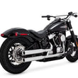 Load image into Gallery viewer, Vance &amp; Hines HD Softail 18-22 Eliminator S/OS Chrome Slip-On Exhaust - Main Product View