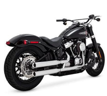 Load image into Gallery viewer, Vance &amp; Hines HD Softail 18-22 Eliminator S/OS Chrome Slip-On Exhaust - Main Product View