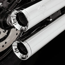 Load image into Gallery viewer, Vance &amp; Hines HD Softail 18-22 Eliminator S/OS Chrome Slip-On Exhaust - Side View