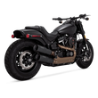 Load image into Gallery viewer, Vance &amp; Hines HD Softail 18-22 Fatbob Hi-Output S/O Black Slip-On Exhaust
