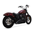 Load image into Gallery viewer, Vance &amp; Hines HD Softail 18-22 St Bob Big Radius 2-2 Black PCX Full System Exhaust
