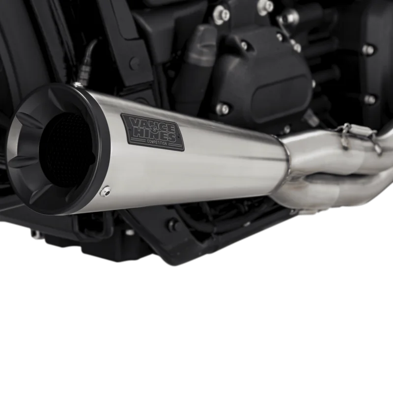 Vance & Hines HD Softail Fat Bob 18-22 Upsweep SS 2-1 PCX Full System Exhaust - Main Product View