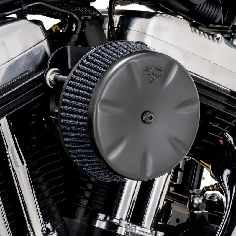Vance & Hines HD Touring 08-16 Eliminator Intake Kit Black - Side View