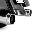 Load image into Gallery viewer, Vance &amp; Hines HD Touring 95-16 Torquer 450 Chrome Slip-On Exhaust - Main Product View