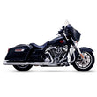 Load image into Gallery viewer, Vance &amp; Hines HD Touring 95-16 Torquer 450 Chrome Slip-On Exhaust - Side View
