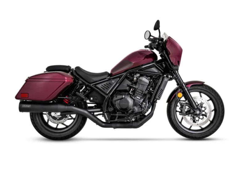 Vance & Hines HONDA 17-20 Rebel S/O Black Slip-On Exhaust - Back View
