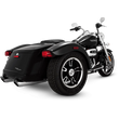 Load image into Gallery viewer, Vance &amp; Hines Harley Davidson 17-22 Trike / Freewheeler Twin Slash Slip-On Exhaust - Side View