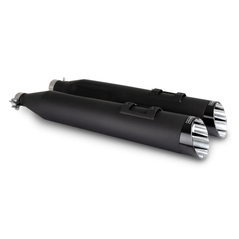 Vance & Hines Harley-Davidson M8 Touring Razorback 450 Slip-ons - Black - Main Product View