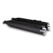 Load image into Gallery viewer, Vance &amp; Hines Harley-Davidson M8 Touring Razorback 450 Slip-ons - Black - Main Product View