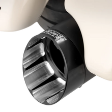 Load image into Gallery viewer, Vance &amp; Hines Harley-Davidson M8 Touring Razorback 450 Slip-ons - Black - Side View