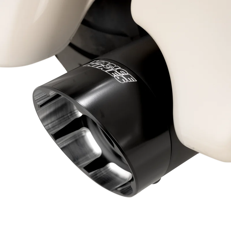 Vance & Hines Harley-Davidson M8 Touring Razorback 450 Slip-ons - Black - Back View