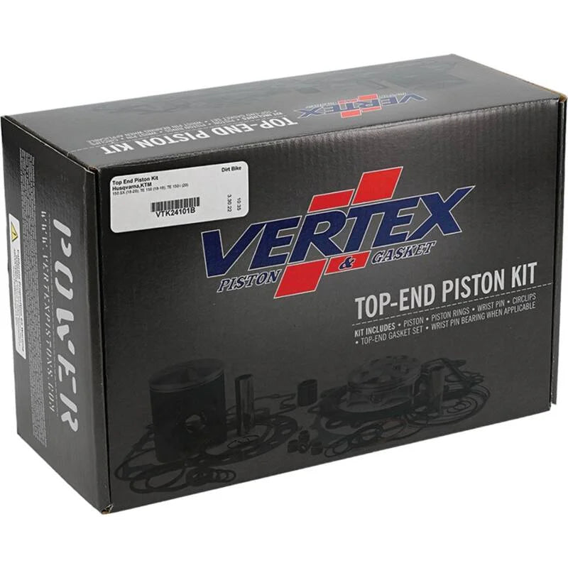 Vertex Piston 18-22 KTM 150 SX 150cc Top End Piston Kit - Side View