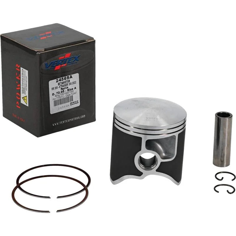 Vertex Piston 22-24 Beta RR 2T 300 300cc Cast Replica Piston Kit - Main Product View
