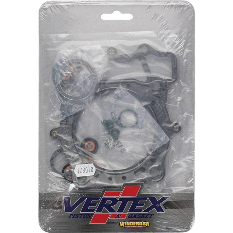 Vertex Pistons 01-13 Yamaha WR250F Top End Gasket Kit fits 2001-2013 Yamaha WR250F - Side View