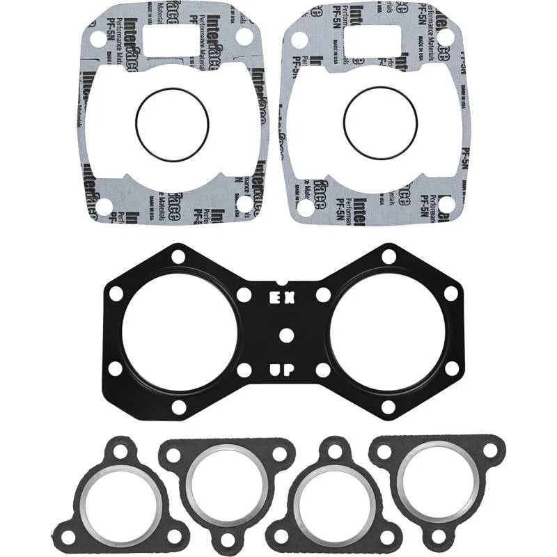 Vertex Pistons 04-06 550 Classic/2007 550 Edge LX Top End Gasket Kit - Side View