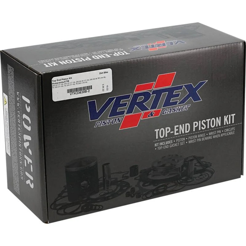 Vertex Pistons 17-22 250 SX/17-19 250 XC/20-22 250 XC TPI Top End Piston Kit - Installation View