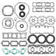 Load image into Gallery viewer, Vertex Pistons 97-99 GP 1200 Wave Runner/99-04 SUV 1200 Wave Runner Complete Gasket Kit w/ Seals
