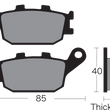 Load image into Gallery viewer, Vesrah Semi-Metallic Brake Pads - Side View