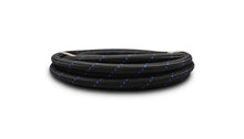 Load image into Gallery viewer, Vibrant -10 AN Two-Tone Black/Blue Nylon Braided Flex Hose (5 foot roll) - Side View