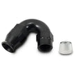 Load image into Gallery viewer, Vibrant -10AN 150 Degree Hose End Fitting for PTFE Lined Hose - Side View