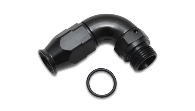 Vibrant -10AN 90 Degree Elbow Hose End Fitting for PTFE Lined Hose - Main Product View