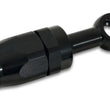Load image into Gallery viewer, Vibrant -10AN Banjo Hose End Fitting for use with M12 or 7/16in Banjo Bolt - Aluminum Black - Back View