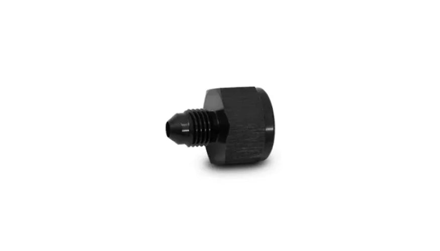 Vibrant -10AN Female to -6AN Male Reducer Adapter Fitting - Side View