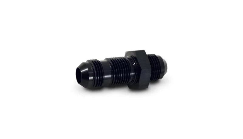 Vibrant -10AN Flare Straight Bulkhead Adapter Fitting - Aluminum - Main Product View