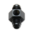 Load image into Gallery viewer, Vibrant -10AN Male Union Adapter Fitting with 1/8in NPT Port - Side View