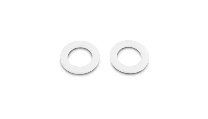Vibrant -10AN PTFE Washers for Bulkhead Fittings - Pair - Side View