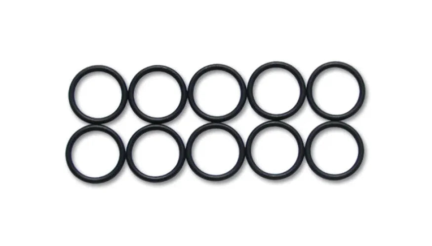 Vibrant -10AN Rubber O-Rings - Pack of 10 - Side View
