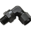 Load image into Gallery viewer, Vibrant -10AN to 1/2in NPT Female Swivel 90 Degree Adapter Fitting - Main Product View