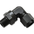 Load image into Gallery viewer, Vibrant -10AN to 3/8in NPT Female Swivel 90 Degree Adapter Fitting - Side View